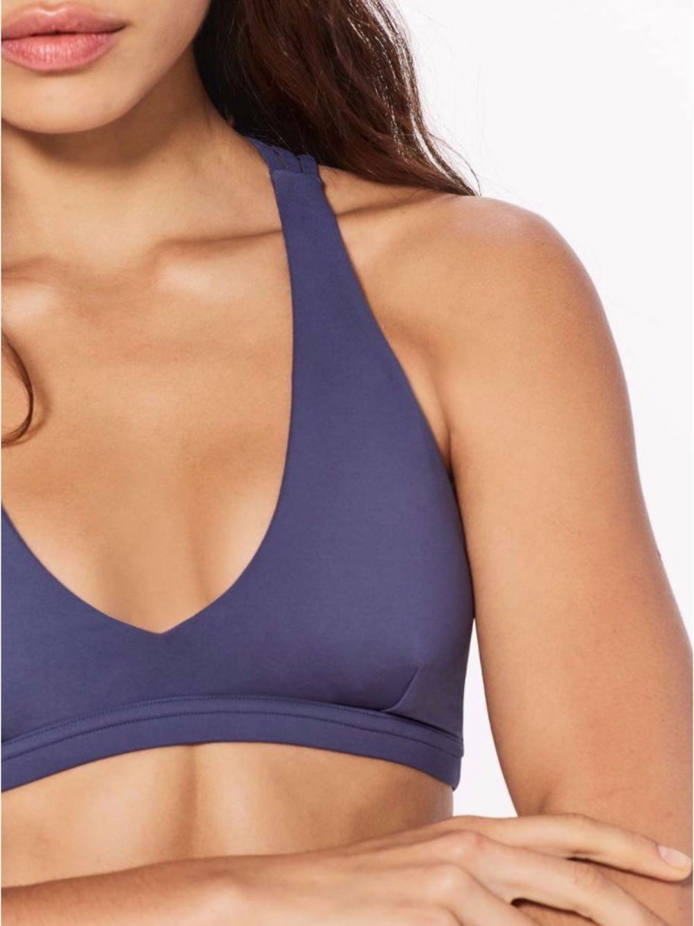 Lululemon Raise The Barre Bra, Moody Blues, Size 10 - Picture 1 of 11